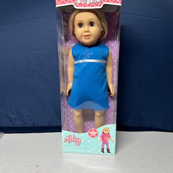 NEW 18 inch Posable Doll named ABBY with Extra Outfits - Picture 1 of 10